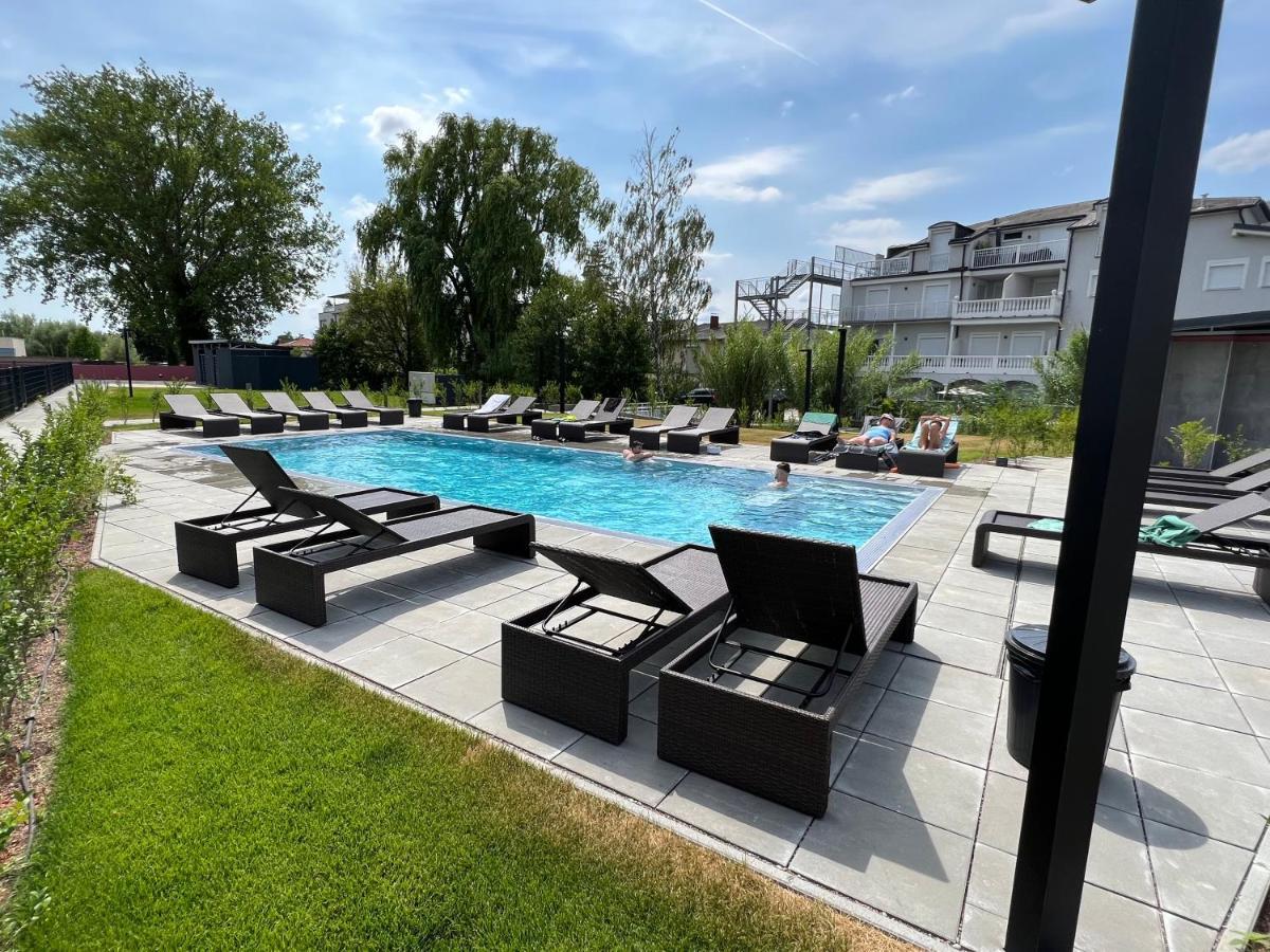 25H Spa-Residenz Pools In & Out, Private Garden & Beach Neusiedl am See Eksteriør billede